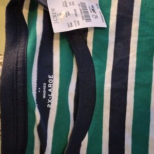 NWT 🌟 J. CREW 🌞 SLUB COTTON 🌞 SS Tee 👕 Traditional: Striped & Preppy 🌟 XXL